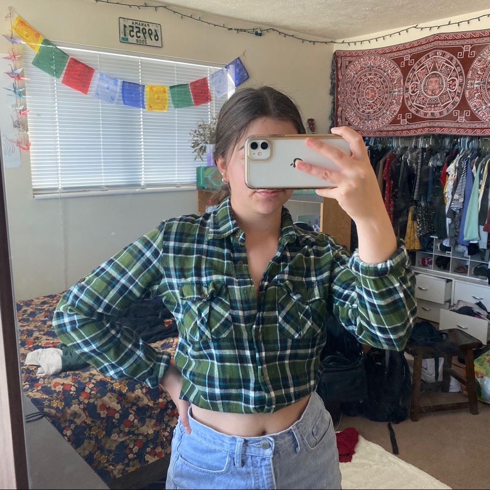 Green flannel